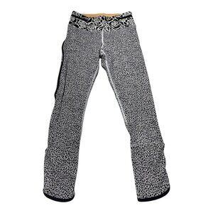 Lululemon Real Quick Tight Black/White Size 4